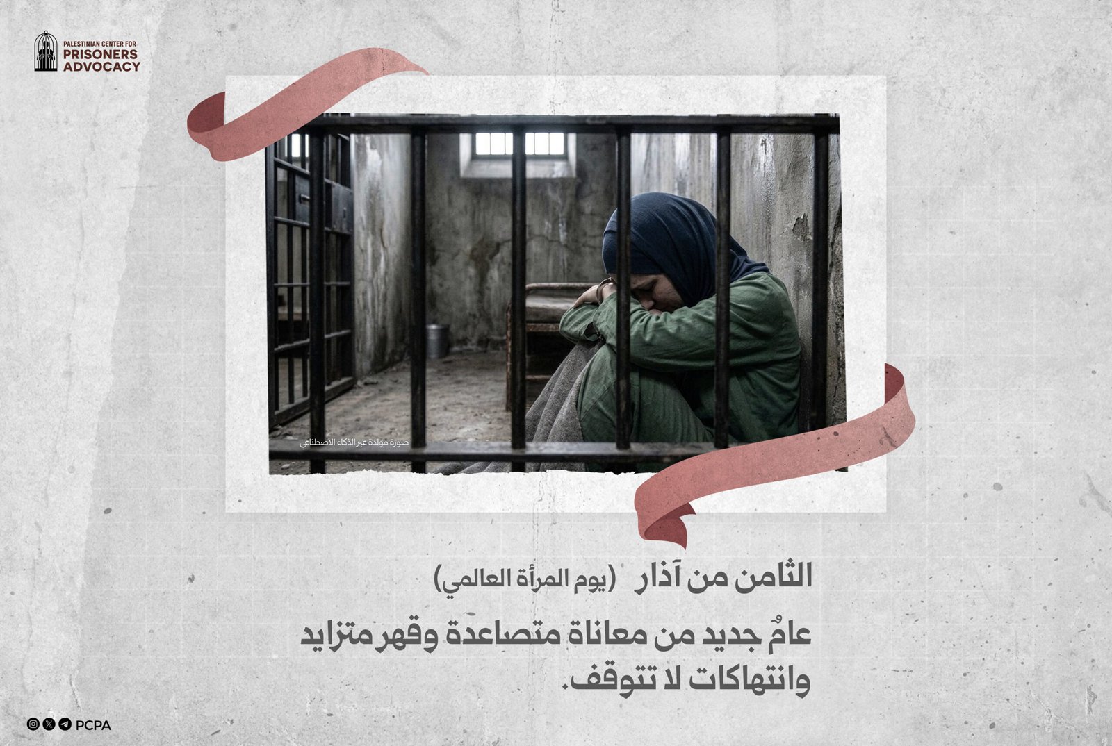 المرأة الفلسطينية الأسيرة في سجون الاحتلال.. معاناة متصاعدة وقهر متزايد وانتهاكات لا تتوقف